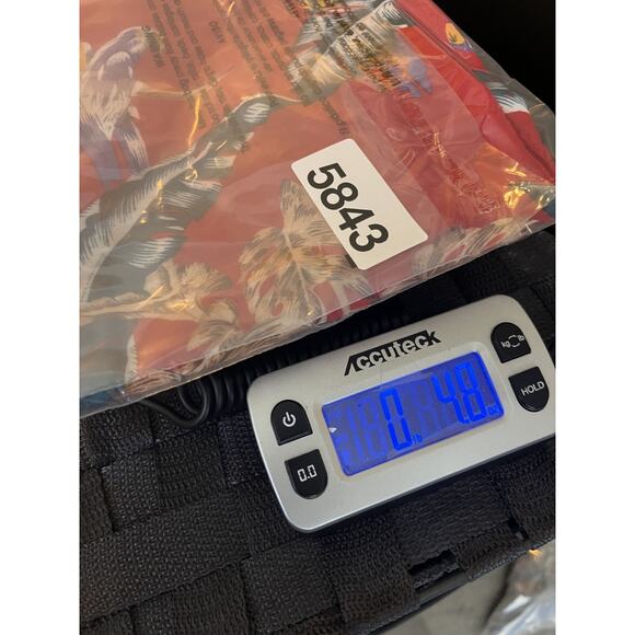 90s Retro Vacation Camp Shirt L Resort Tropical Preppy Beach Parrot Palm Art - Picture 12 of 12